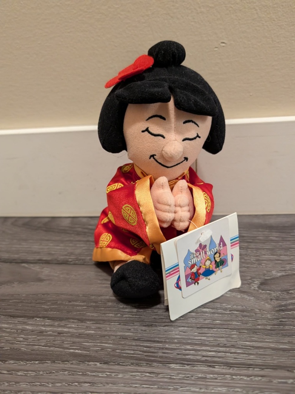 Disney Store Bean Bag It's A Small World China Girl Plush
